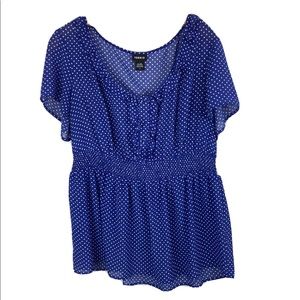 Torrid blue blouse